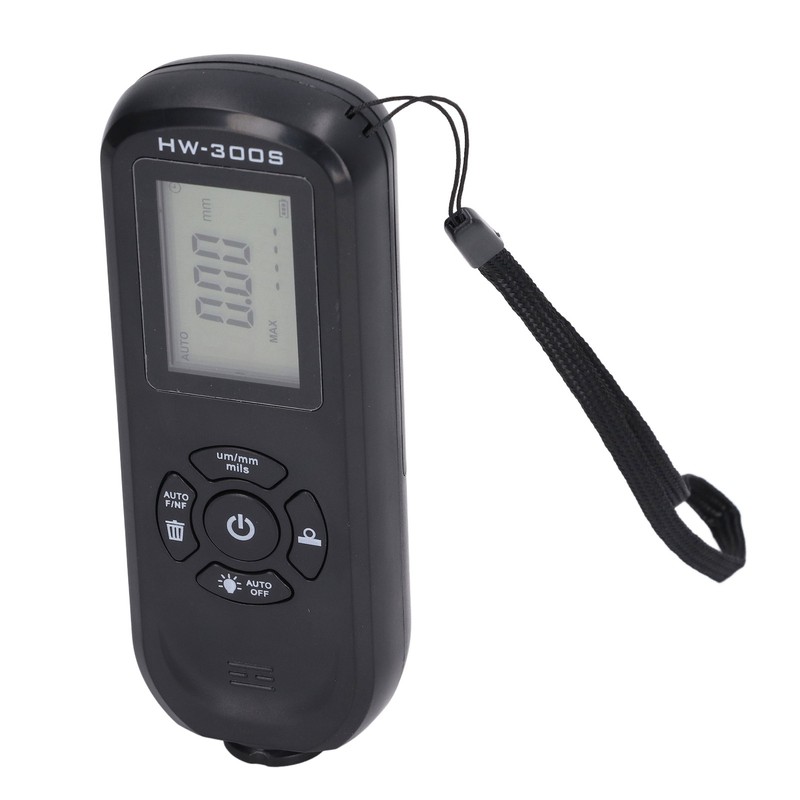 HW‑300S Coating Thickness Gauge Digital Backlight LCD Film Thickness Meter