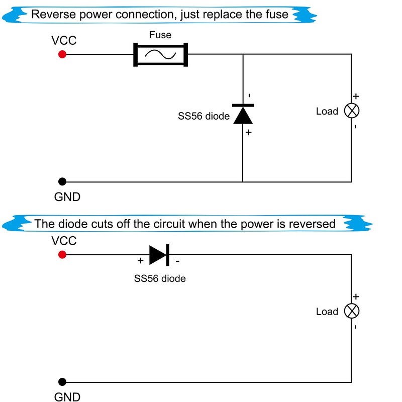 Youmile Diode SS56 Reverse 10pcs Parallel Constant Current Power Module
