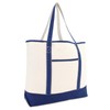 22" Open Top Heavy Duty Deluxe Tote Bag with Outer