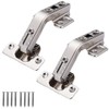 2 Pack 135 Degree Folden Door Hinges,Corner Kitchen Cabinet/Folden Door