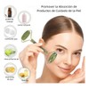 3pcs Rodillo De Masaje Facial De Jade Gua Sha Rejuvenece