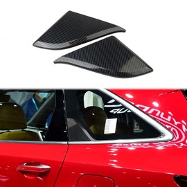 Korlot Side Window Louvers Shades Cover Trim Blinds Accessories for 2021-2026 KIA Sorento (Carbon Fiber Pattern)