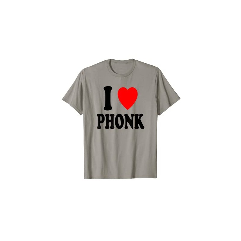 I Heart (Love) Phonk Hip-Hop Trap Music Memphis Southern T-Shirt