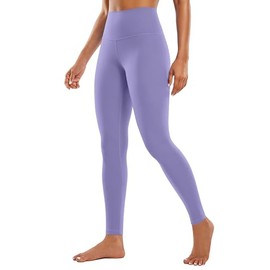 CRZ YOGA High Waisted Lounge Yoga Legging Workout Pants 28" Dark Lavender Purple X-Large