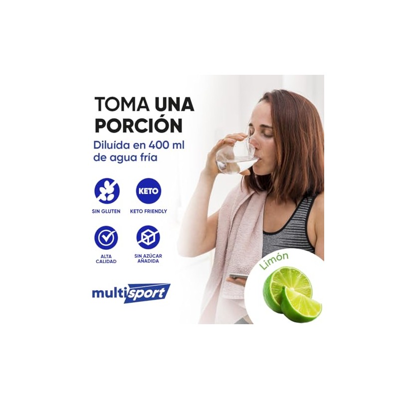 Creatina Monohidratada con Pre Entreno + L Carnitina + Electrolitos
