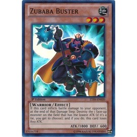Yu-Gi-Oh! - Zubaba Buster (ZTIN-EN020) - 2013 Zexal Collection Tin - 1st Edition - Super Rare