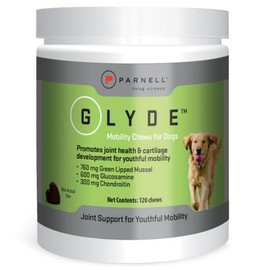 GLYDE Mobility Chews for Senior Dogs – Hip & Joint Supplement with Green Lipped Mussel, Glucosamine, Chondroitin, Omega-3 – Arthritis Pain Relief – Vet Recommended – 120 Soft Chews