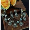 Indian Designer Statement Afghani Silver Oxidised Dual Tone Ethnic Traditional