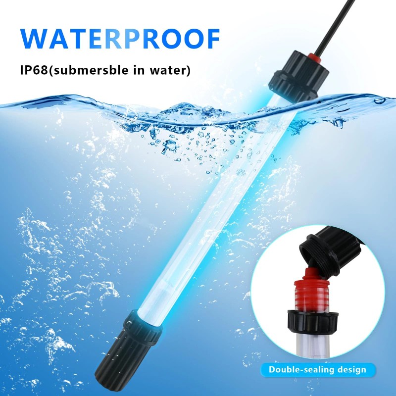 Coospider-Repta 18W Aquarium UV Light for 100-1000 Gallon, UV Pond
