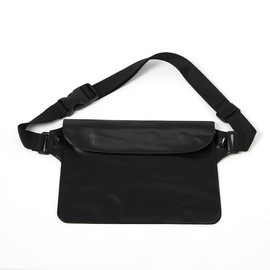 Safe Waterproof Hip Bag (Secret Black) Large Capacity for Personal Items Waterproof Bag
