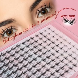 MOTIBACK Wimpern Extensions Set - 140 Pcs DIY Lash Extension Set mit 9-18 mm für Damen | Selbstklebende Künstliche Wimpern inkl. Wimpernkleber, Präzisionspinzette, geschwungene falsche Wimpern