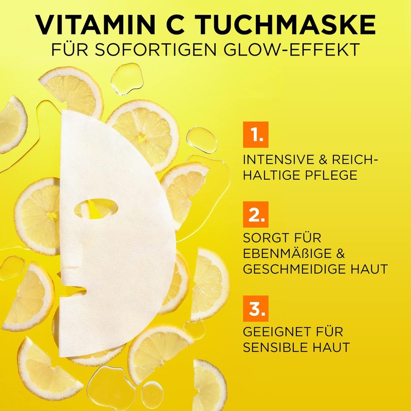 Garnier SkinActive Moisturising Cloth Masks for Sensitive Skin, with Hyaluronic