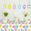 Easter Tablecloth, 137 x 274 cm, Easter Eggs, Rabbit Tablecloth,