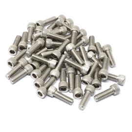 iexcell 50 Pcs 1/4-20 x 3/4" Stainless Steel 304 Hex Socket Head Cap Screws Bolts Kit