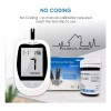 Glucometro Digital Medidor De Glucosa 50 Lancetas 50 Tiras Color