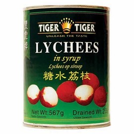Tiger Tiger Lychees in Syrup 24x567g