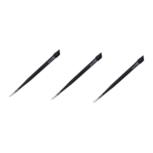 TEHAUX 3Pcs Nail Crystals Tweezers Picker Tool Durable Gems Applicator