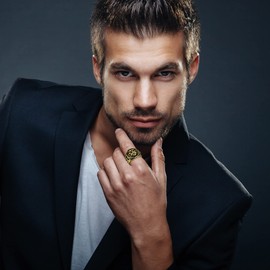 Flongo Men's Ring, Simple Ring, Stainless Steel Ring, For Restoration, Personality, Both Hands, Cool, Hip Hop, Simple, Fashion, Popular, Students, Boys, Valentine's Day, Christmas, Gift, Father's Day