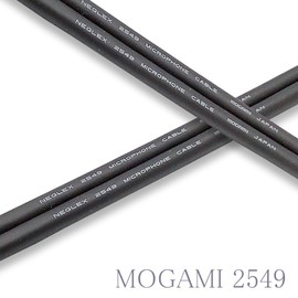 MOGAMI 2549 RCA Audio Line Cable, Set of 2, REAN (NEUTRIK) NYS373 (mogami 2549, Black, 15.7 inches (40 cm)