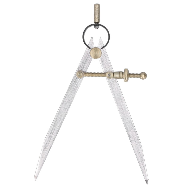 Spacing Gauge Adjustable Wing Divider Leather Craft Drawing Compasses Woodworking