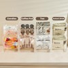 CINPIUK 6 Pack Stackable Tea-Bag Holder Space-Saving Clear Coffee Pod