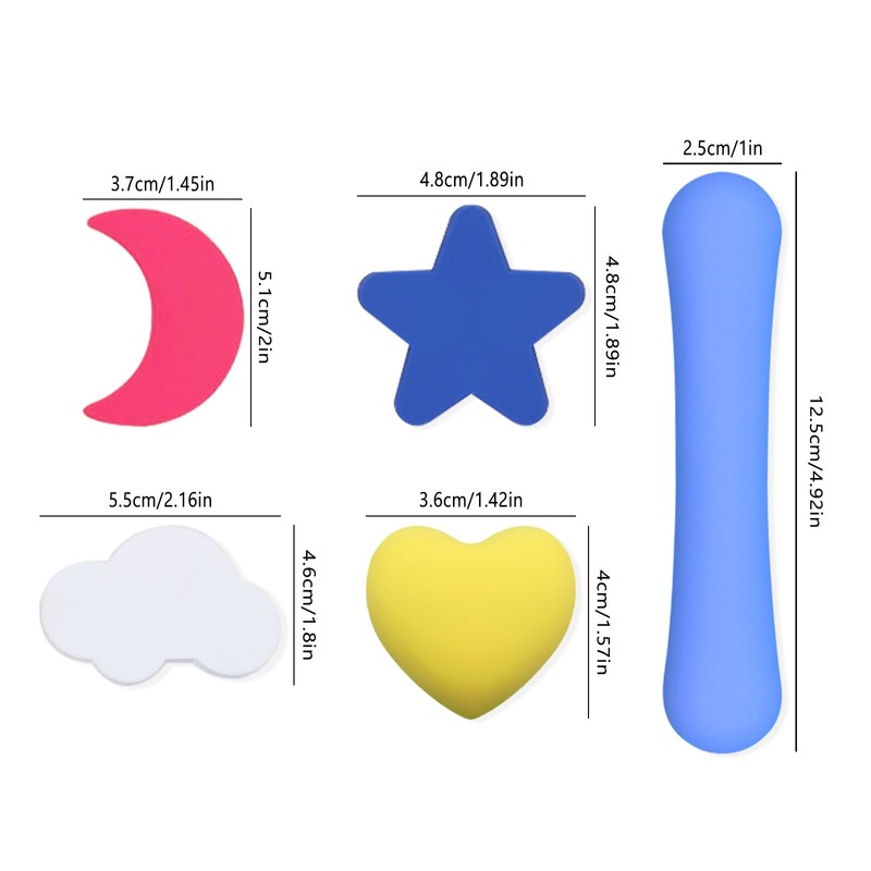 Zliger Drawer Knobs, Furniture Knobs, Pack of 10 Cartoon Star