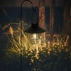 Outdoor Solar Hanging Lanterns Vintage Solar Garden Light with Warm