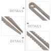 IWOWHERO 1pc Mini Portable Titanium Tweezers for Outdoor Survival and