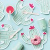 Luck and LUCK Cactus Paper Plates, Pack of 6