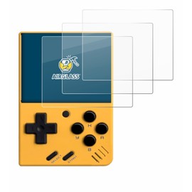 BROTECT Protective Glass for Miyoo Mini V4 (Pack of 3) Protective Film Tempered Glass [Extremely Scratch-Resistant 9H, Anti-Fingerprint, Ultra Transparent]