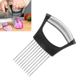 Onion Fork Stainless Steel Onion Cutter Holder, Onion Needles, Suitable for Cutting Meat, Vegetables, Fruits, etc., Stainless Steel Kitchen Tools
