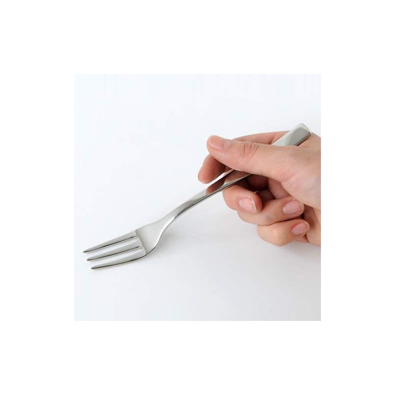 A di Alessi Knifeforkspoon Pastry Fork, Polished, Set of 6,