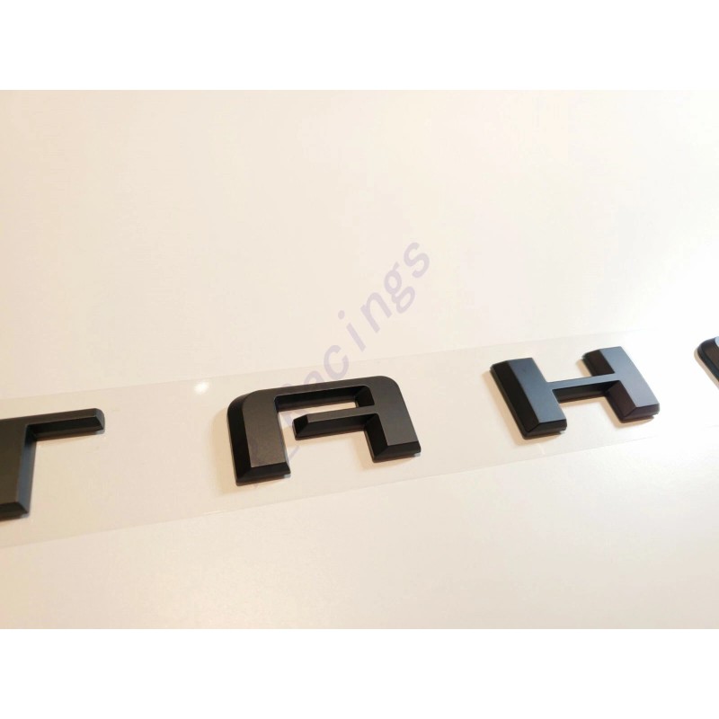 GM Auto 3PCS KIT Matte Black Rear Tahoe Duramax Chrome