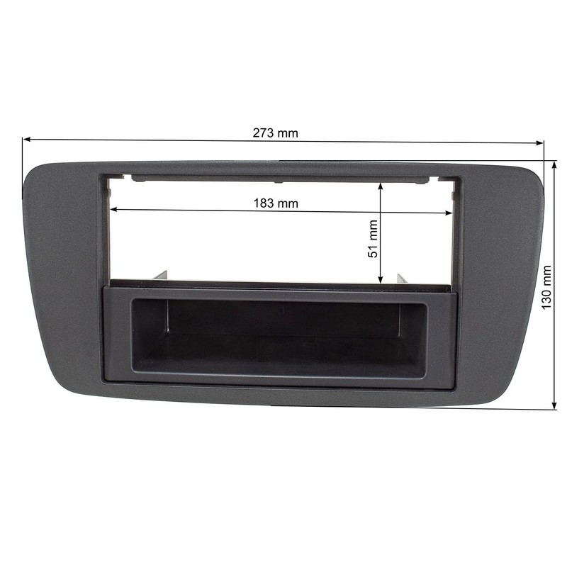 tomzz Audio 2449-021 Radio Fascia Plate Compatible with Seat Ibiza