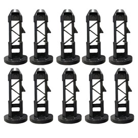 10Pcs Wheelie Bin Lid Hinge Pins Easy Installation with Durable Fasteners Wheelie Hinge Pin for Household and Outdoor Garbage Bin