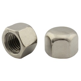 Cap Nuts (Low Shape) - M8 - (Pack of 50) - DIN 917 - Hexagonal Acorn Nuts - Stainless Steel A2 (V2A) - SC917 - SC-Normteile