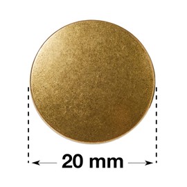 Metalmate Alloy 20mm 10pcs Jeans Button for Replacement DIY,Super Hard,Quick Install,No Sewing,Skin&Clothes Protected,with Screw and Tool(Brown)