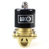 BACOENG 3/4" DC24V Electric Solenoid Valve (BSP, Brass, Normally Closed)