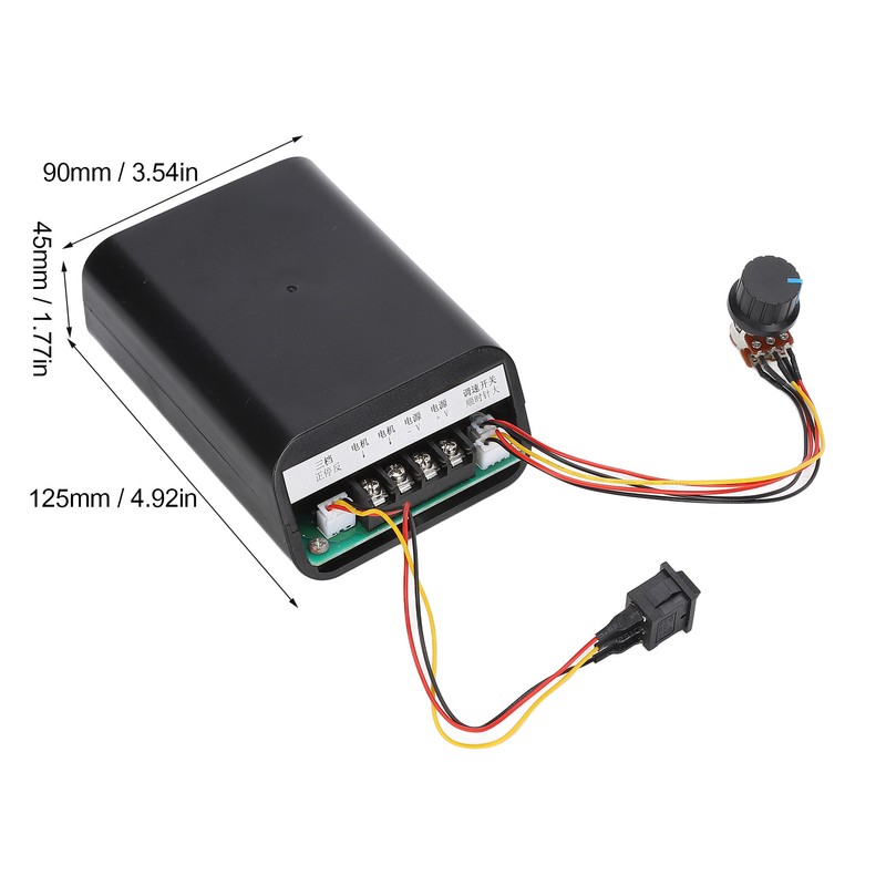 DC Motor Speed Controller Regulator CW CCW Rotation Stall Protection