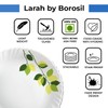 Borosil Gourmet Dinnerware Set For 6, 19 Pieces, White Dinner