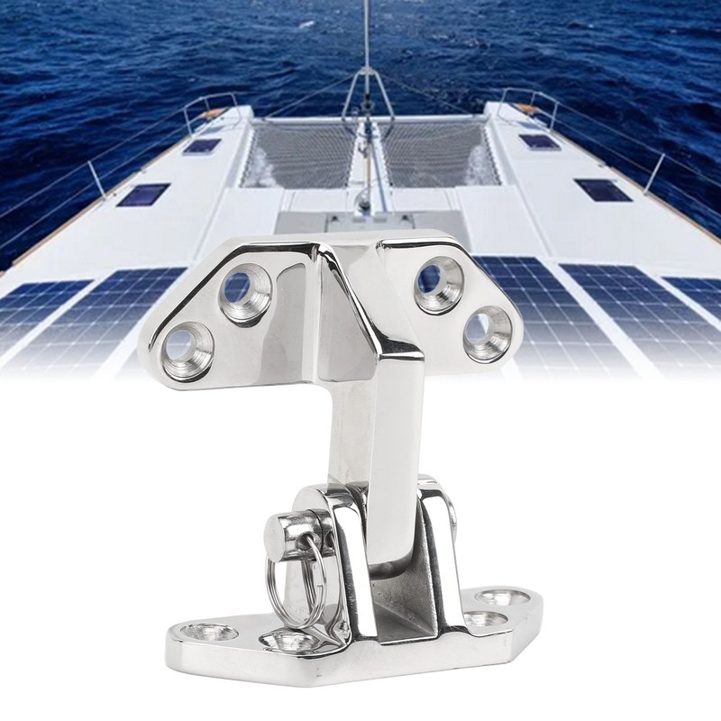 Marine Hinge 316 Stainless Steel Mirror Polished Rust Resistant Deck