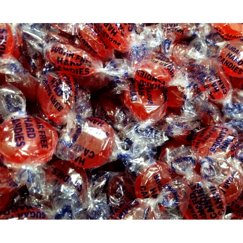 Sugar Free Cinnamon Hard Candy Buttons - 50 Pieces of