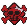 Freak Scene Patch - Skull Poison - red