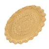 Turkish Tea Coffee Serving Tray Vintage Style Embossed Pattern Round