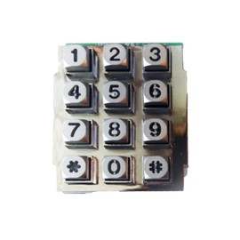 DoorKing 1895-032 DKS Replacement Keypad (Lighted) Silver