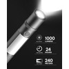 HOTO HOTO Emergency Flashlight Rechargeable, Magnetic LED Flashlight High Lumens with Window Glass Breaker Seatbelt Cutter, Zoomable Car Work Flash Light for Car Repair, Camping, Emergency