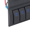 Electrical Switch Panel 6 Gang Pre Wired Blue LED Switch