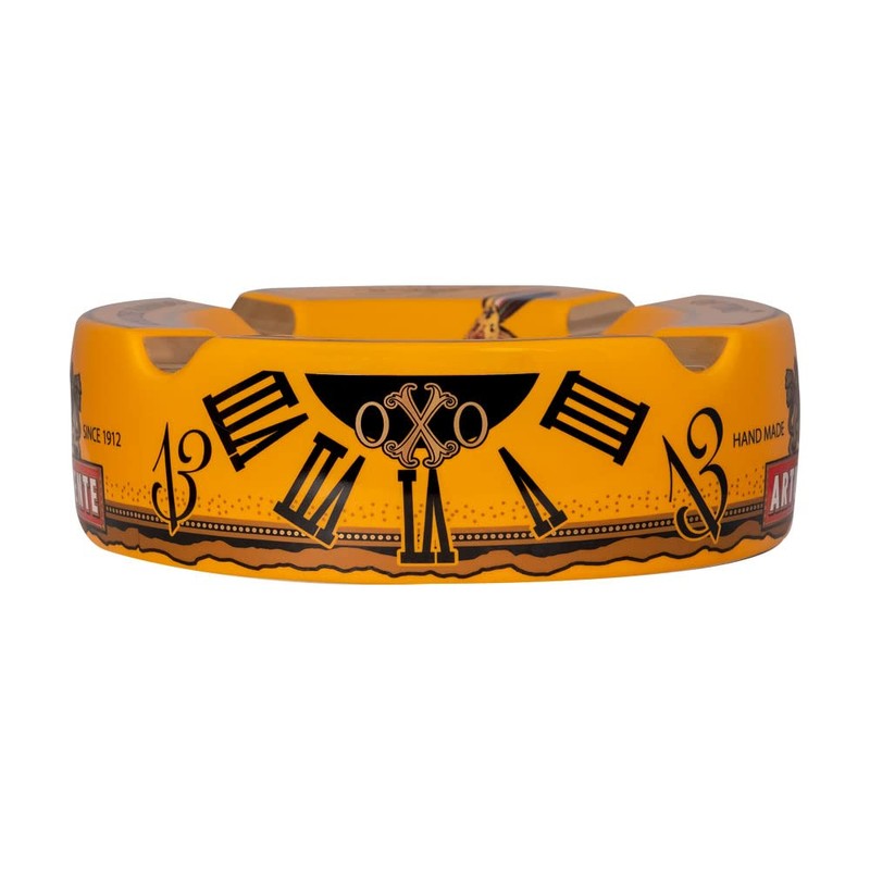 Arturo Fuente Hands Of Time Cigar Ashtray (OpusX Oscuro Yellow)