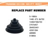 MIOKCALE 27076457 284053401 Transmission Shift Boot Compatible with Freightliner FLD