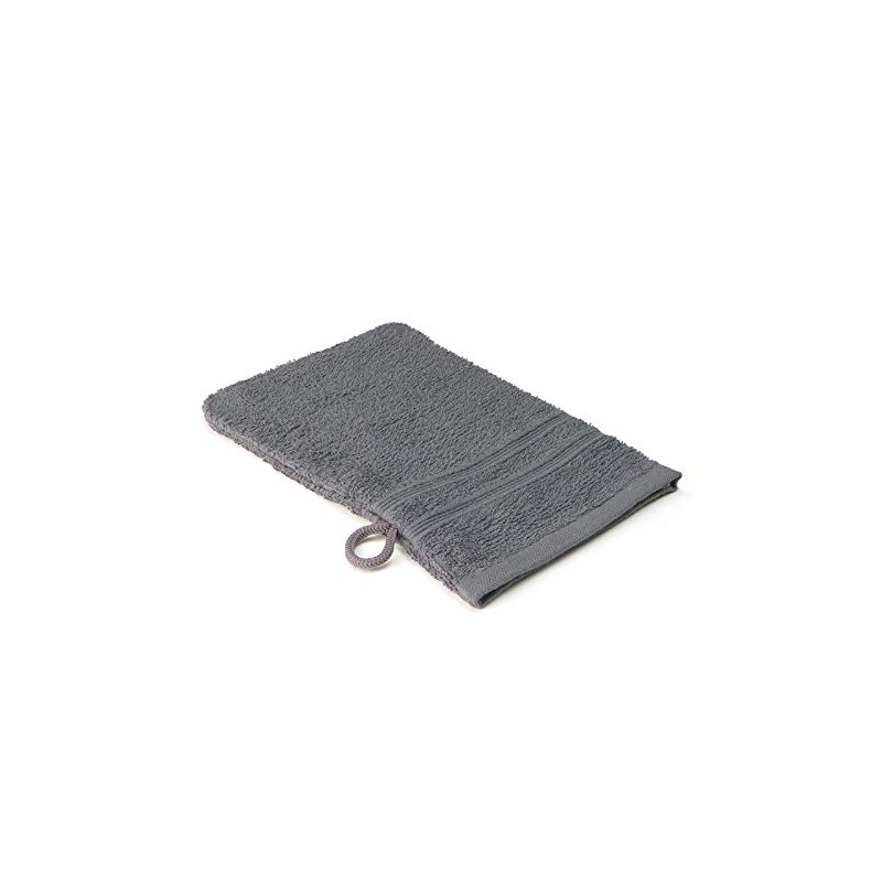 Treb AD Face Cloths Pack of 12 Anthracite 15 x